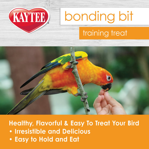 Kaytee Bonding Bits Training Treat for Pet Bird (3 oz Peanut Butter)