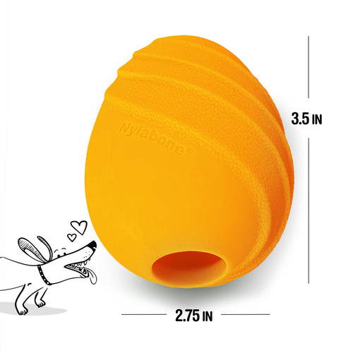 Nylabone Creative Play Eggi Dog Treat Toy