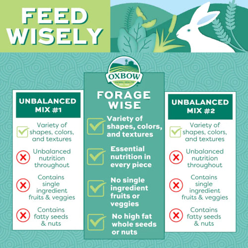 Oxbow Animal Health Forage Wise Adult Rabbit Food