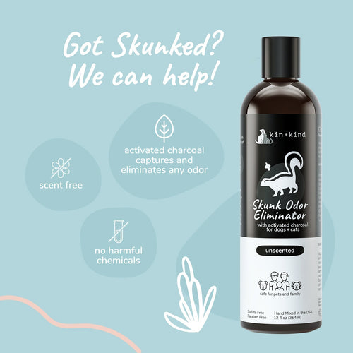 Kin + Kind Skunk Odor Eliminator Pet Shampoo