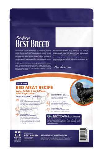 Dr. Gary's Best Breed Grain Free Red Meat Recipe