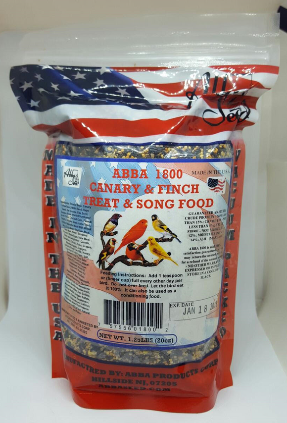 ABBA 1800 Canary & Finch Treat Song Food