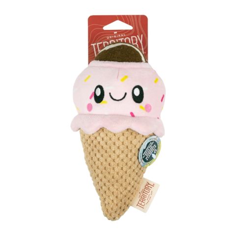 Territory Ice Cream 2-in-1 Plush Dog Toy