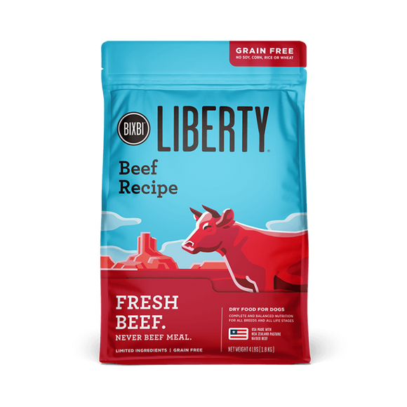 BIXBI Pet Liberty® Dry Food for Dogs – Beef Recipe