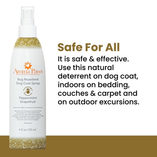 Aroma Paws Bug Repellent Dog Coat Spray