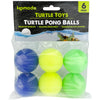 Komodo Ping Pong Balls Turtle Toys (6 Pack)