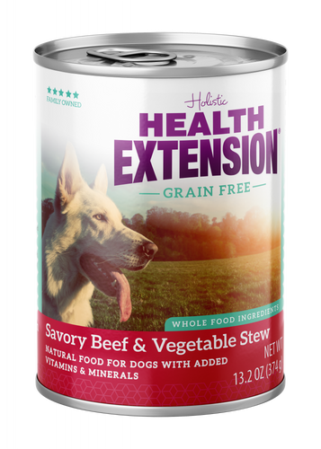 Health Extension Grain Free Savory Beef Stew Canned Dog Food