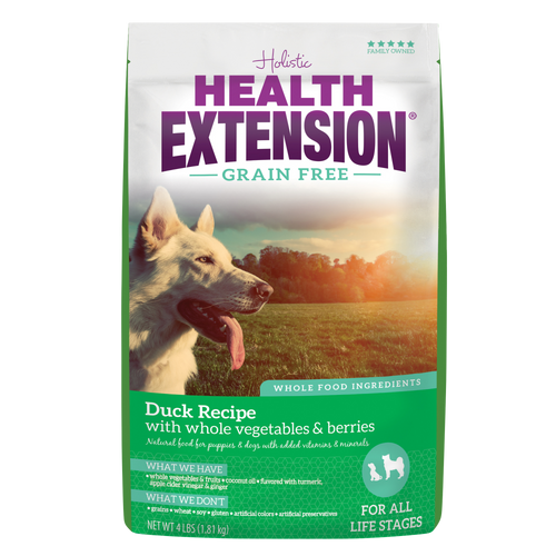 Health Extension Grain Free Duck Recipe Dry Dog Food