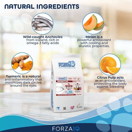 Forza10 Nutraceutic Sensitive Tear Stain Plus Grain-free Dry Dog Food