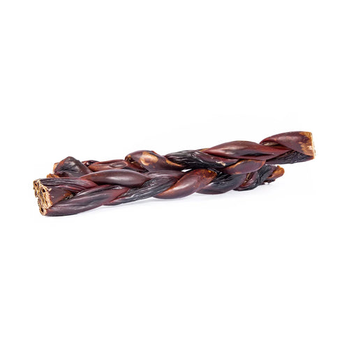 Raw Dog Braided Beef Gullet Sticks Dog Treats