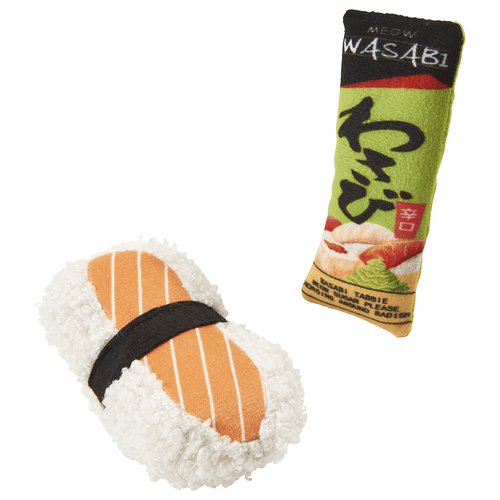 Ethical Pet SPOT Sushi Take-Out 2Pk Assorted Cat Toy