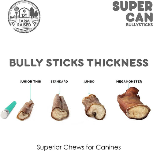 Supercan 12 Standard Bully Sticks