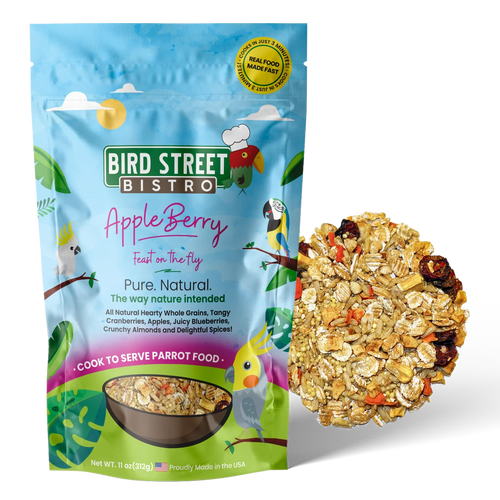 Bird Street Bistro AppleBerry- Feast on the Fly Parrot Food