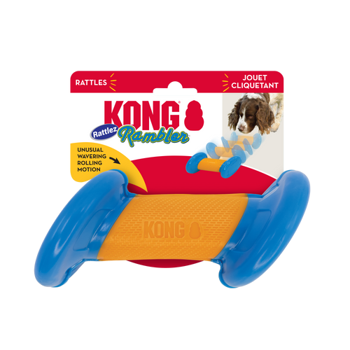 KONG Rambler Rattlez Dumbbell Dog Toy