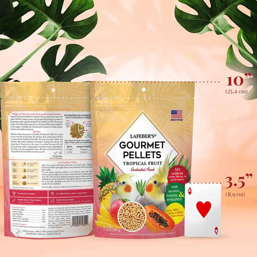 Lafeber Company Cockatiel Tropical Fruit Gourmet Pellets (1.25 lb)