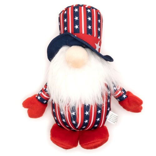 The Worthy Dog Uncle Sam Gnome Dog Toy