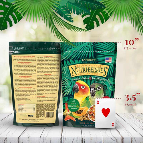 Lafeber Company Tropical Fruit Nutri-Berries for Conures (10 oz)