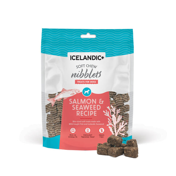 Icelandic+™ Salmon & Seaweed Soft Chew Nibblets For Dogs