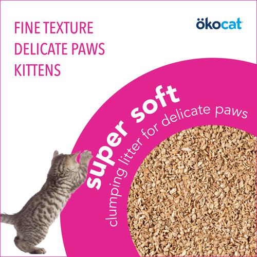 ökocat® Super Soft Clumping Wood Cat Litter