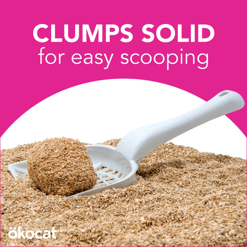 ökocat® Super Soft Clumping Wood Cat Litter