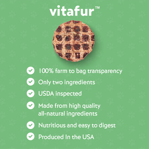 Vitafur Barkin' Burger Nature's Beef & Pumpkin Dog Treats