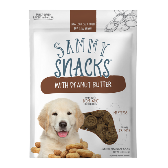 Health Extension Sammy Snacks With Peanut Butter Dog treats