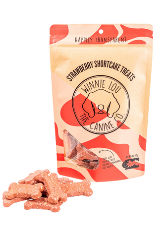 Winnie Lou Strawberry Shortcake Dog Treats (4 oz)