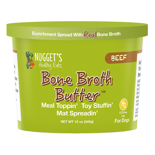 Nugget's Bone Broth Butter (Beef 12 Oz. Single)