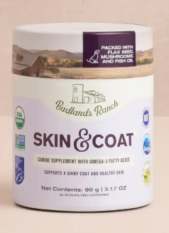 Badlands Ranch Skin & Coat Canine Supplement With Omega-3 Fatty Acids