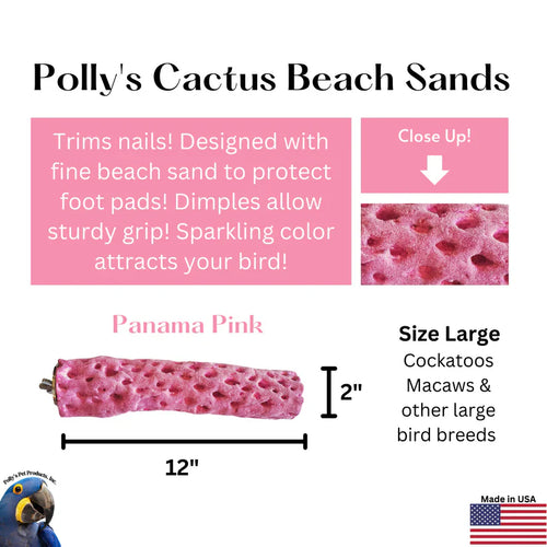 Polly's Pet Products Beach Sands Large Bird Perch