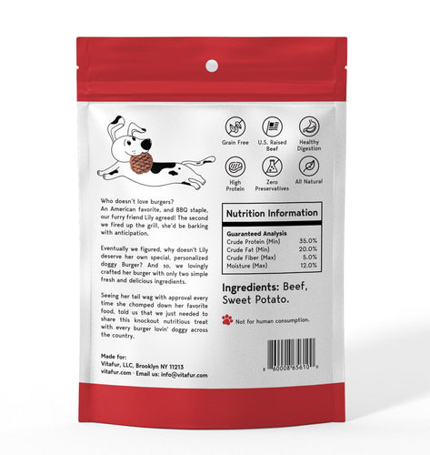 Vitafur Nature's Beef & Sweet Potato Dog Treats