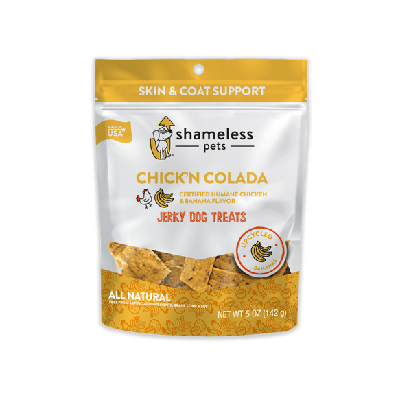 Shameless Pets Chick'n Colada Jerky Bites