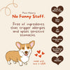 CocoTherapy Pure Hearts Coconut Cookies Banana Brulée - Organic Treat for Dogs