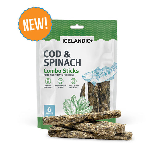 Icelandic+ Cod & Spinach Combo Sticks For Dogs