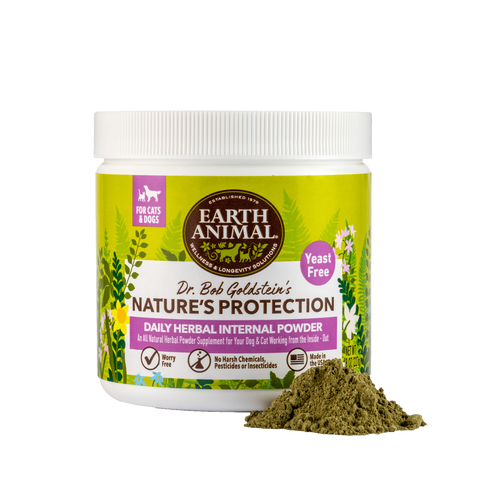 Earth Animal Nature's Protection™ Flea & Tick Daily Herbal Internal Powder - Yeast Free