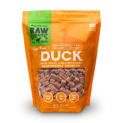 Raw Dynamic Frozen Raw Duck Formula For Dogs