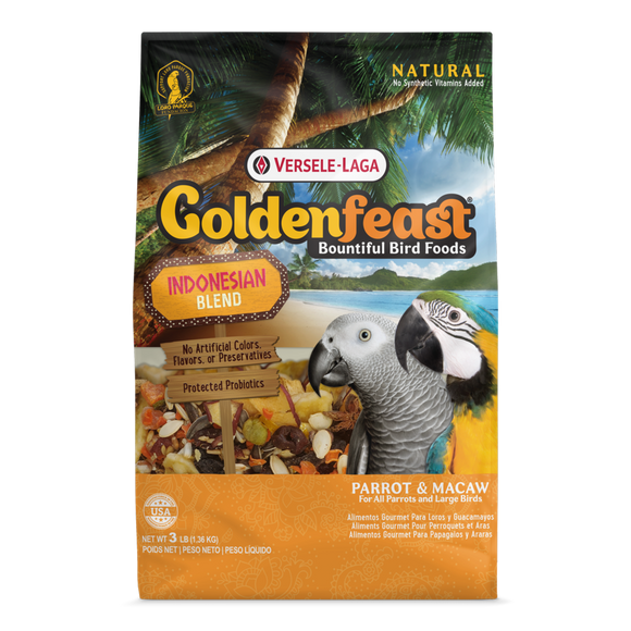 Goldenfeast Indonesian Blend for Parrot & Macaw