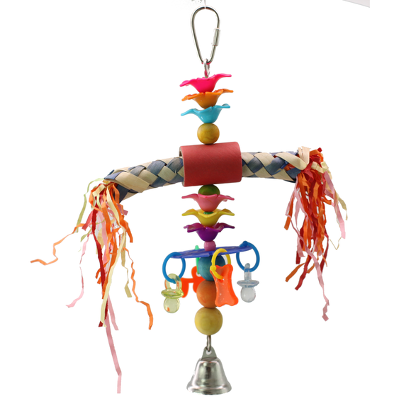 A & E Cage Happy Beaks Totem Pole Bird Toy