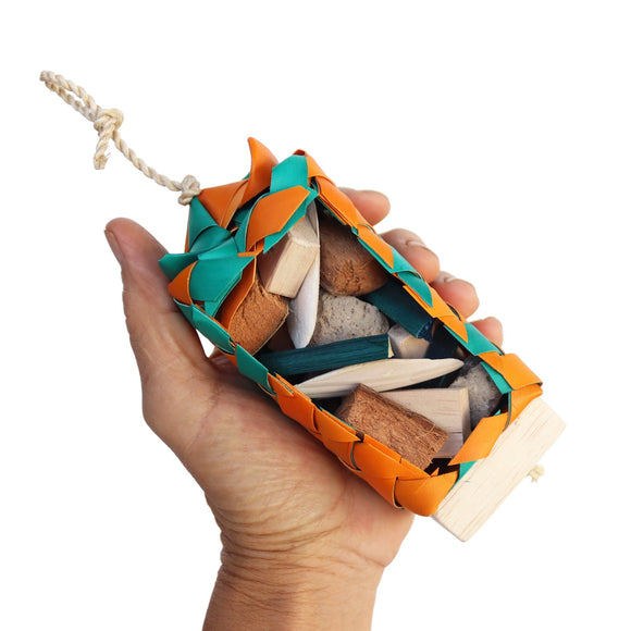 A&E Cage Happy Beaks Treasure Chest Bird Toy