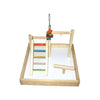 A&E Cage Wood Tabletop Play Station Bird Toys