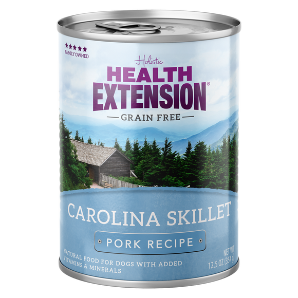 Health Extension Carolina Skillet - Pork Recipe Wet Dog Food