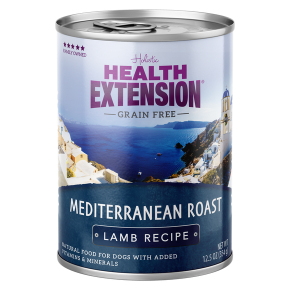 Health Extension Mediterranean Roast Lamb Recipe Wet Dog Food