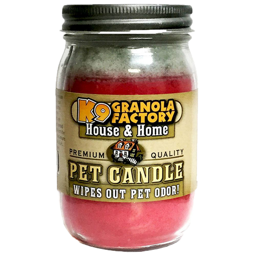 K9 Granola Factory House & Home Collection, Watermelon Slice Pet Odor Eliminator Candle (16 oz)