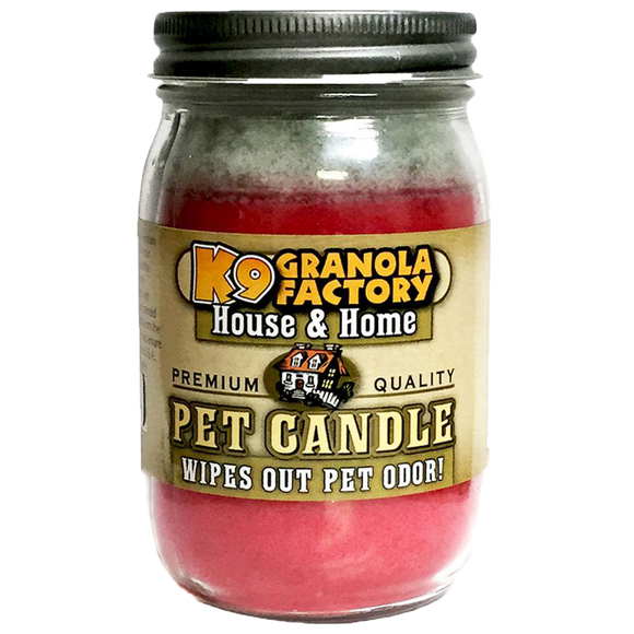 K9 Granola Factory House & Home Collection, Watermelon Slice Pet Odor Eliminator Candle (16 oz)