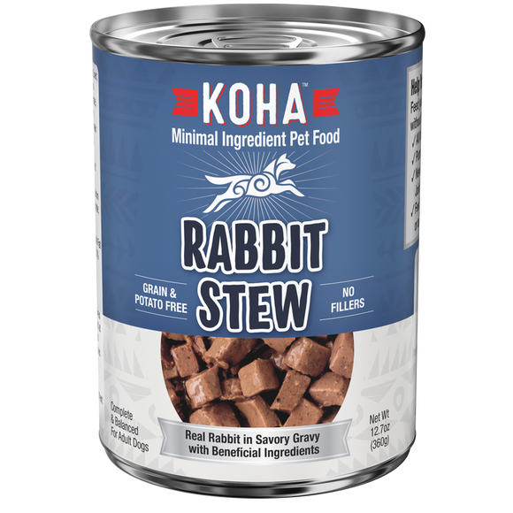 Koha Minimal Ingredient Rabbit Stew for Dogs (12.7 oz)