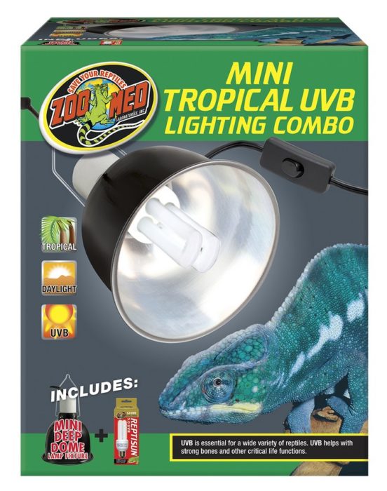 Zoo Med Mini Tropical UVB Lighting Combo (100 Watt)