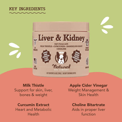 Natural Dog Company Liver & Kidney Supplement