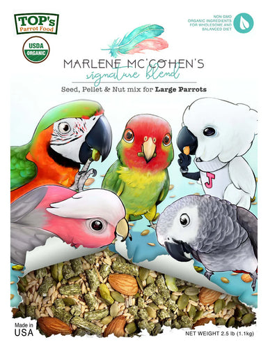 TOP s Marlene Mc'Cohen's Signature Blend 2-Pack for Large Parrot