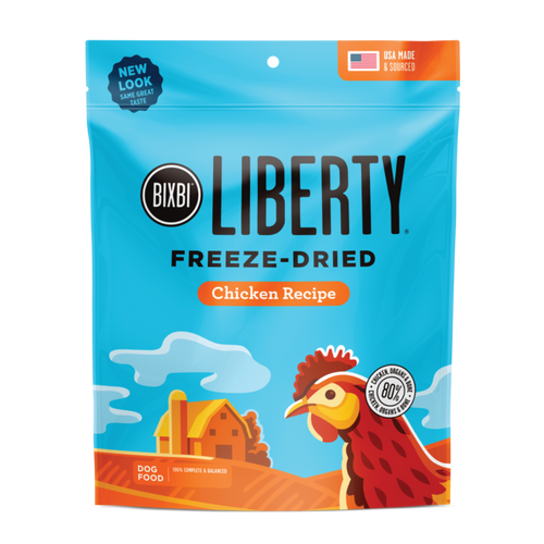 BIXBI Pet Liberty® Freeze-Dried for Dogs – Chicken Recipe