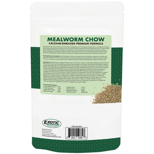 Exotic Nutrition Mealworm Chow Live Mealworm Food